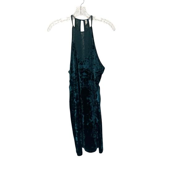 Intimately Free People Dress Green Velvet Lace Night Out Party Mini Small - Picture 1 of 10